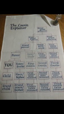 The Cousin Explainer Family Tree Flow Chart