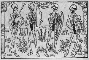 Dance of Death skeletons