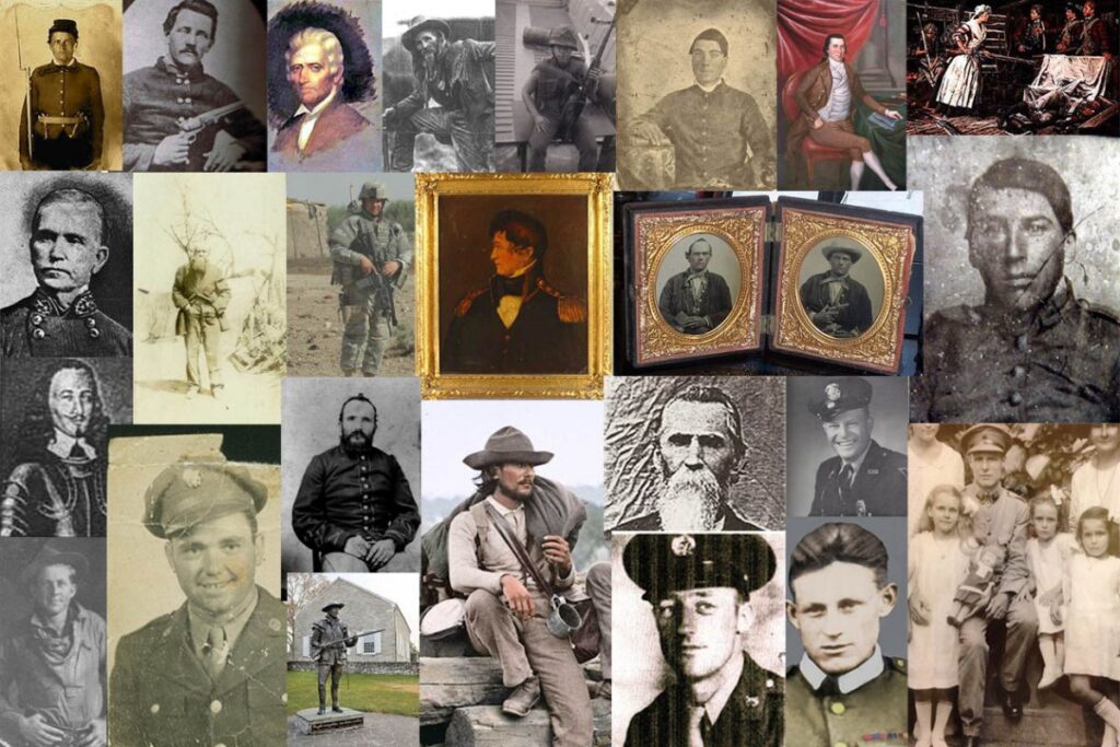 Military Ancestors Photo Montage