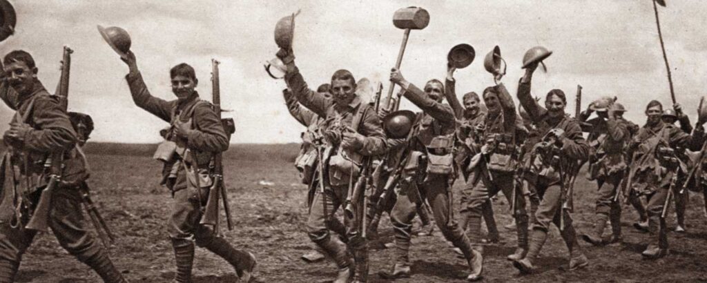 Soldiers Celebrating